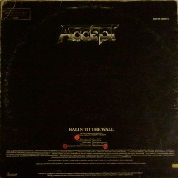 Balls To The Wall - Accept (12”) music collectible - Main Image 2