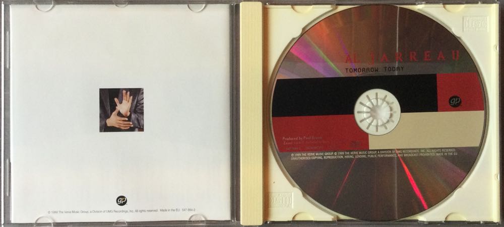 Tomorrow Today - Al Jarreau (CD) music collectible [Barcode 731454788427] - Main Image 4
