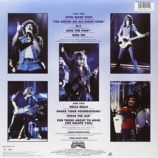 Who Made Who - AC/DC (CD - 38) music collectible [Barcode 828768664827] - Main Image 2