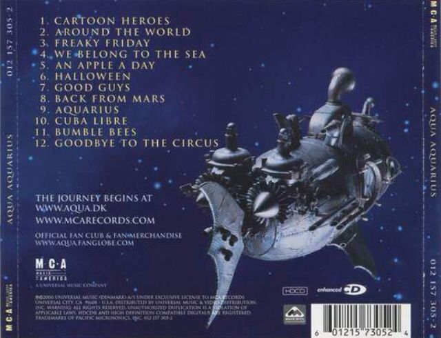 Aquarius - Aqua (CD - 48:50) music collectible - Main Image 2