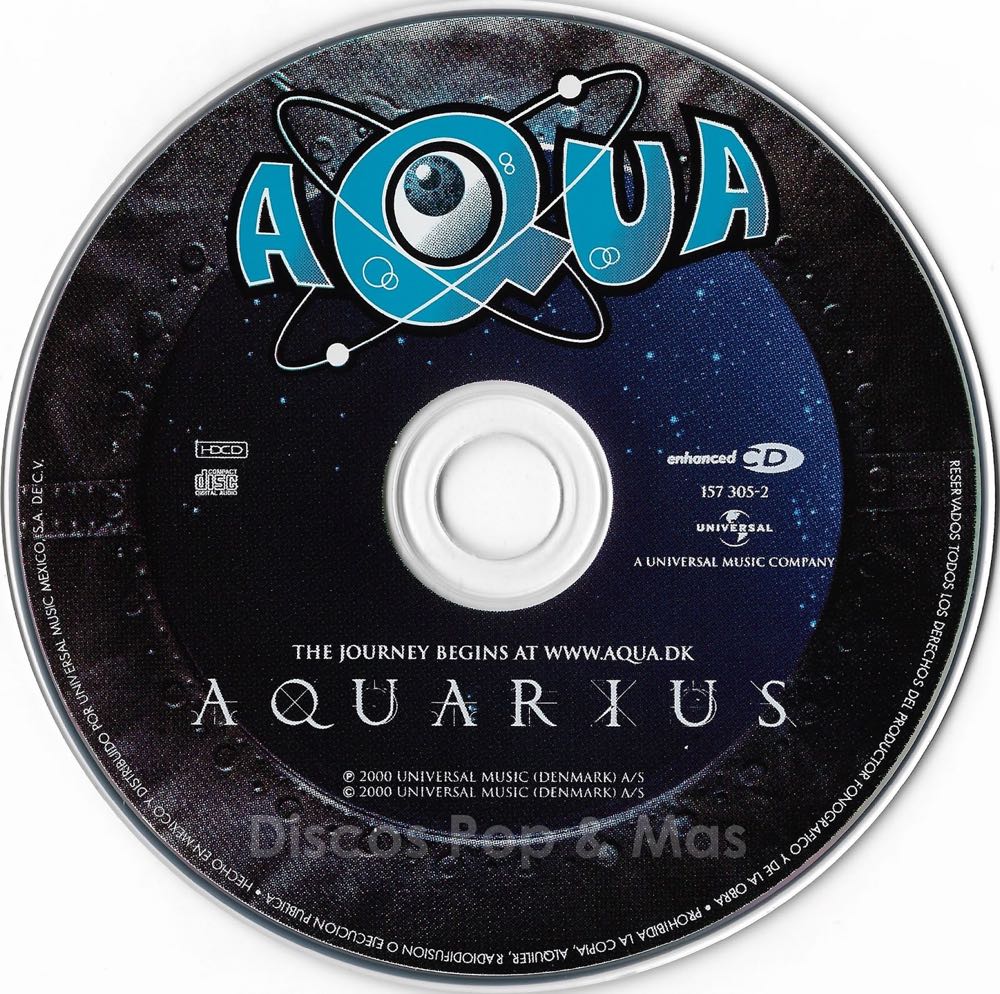 Aquarius - Aqua (CD - 48:50) music collectible - Main Image 3