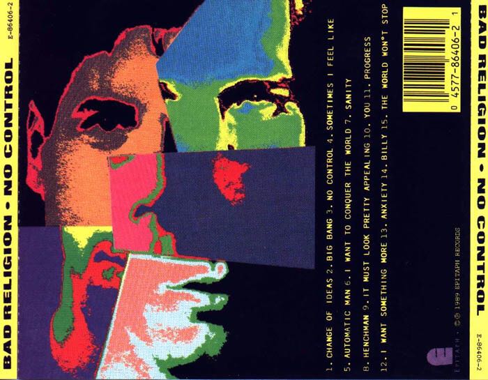 No Control - Bad Religion (CD) music collectible [Barcode 8714092670226] - Main Image 2