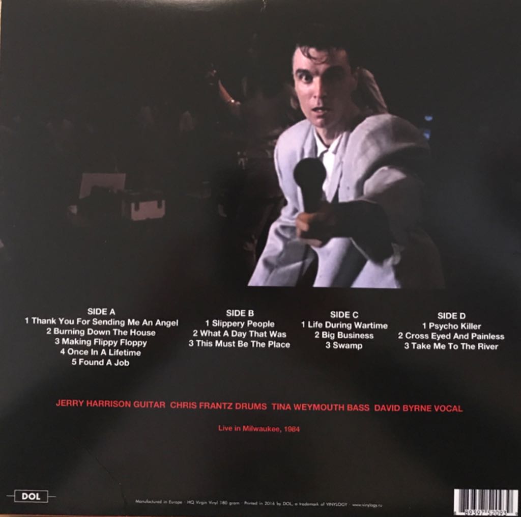 Stop Making Sense - Talking Heads (12”) music collectible [Barcode 889397520939] - Main Image 2
