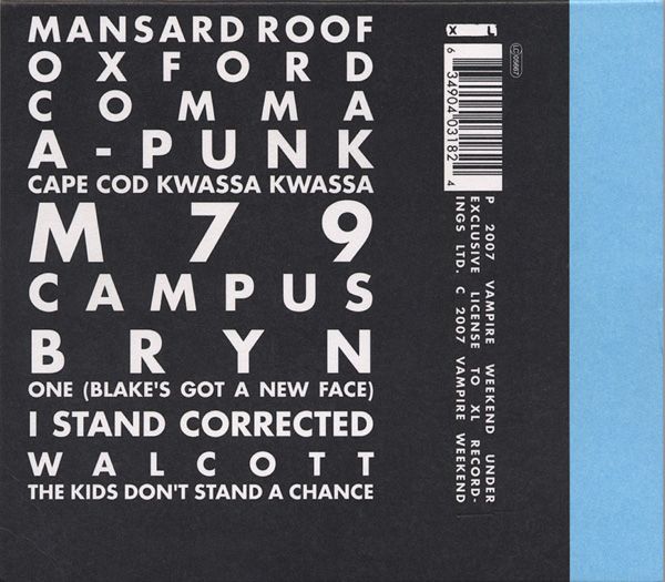 Vampire Weekend - Vampire Weekend (CD) music collectible - Main Image 2