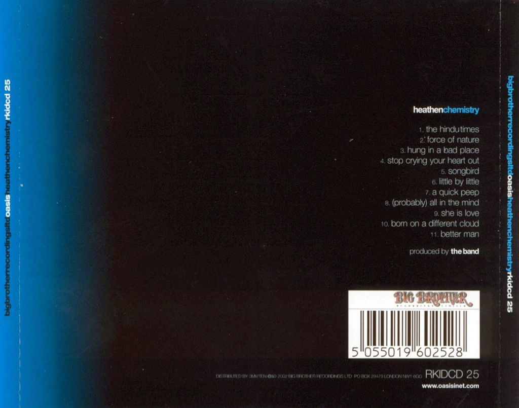 Heathen chemistry - Oasis (CD - 4753) music collectible [Barcode 5099750866627] - Main Image 2
