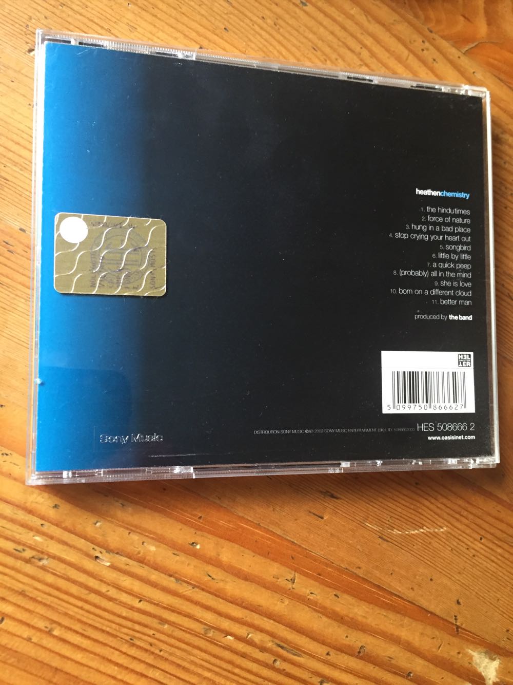 Heathen chemistry - Oasis (CD - 4753) music collectible [Barcode 5099750866627] - Main Image 4