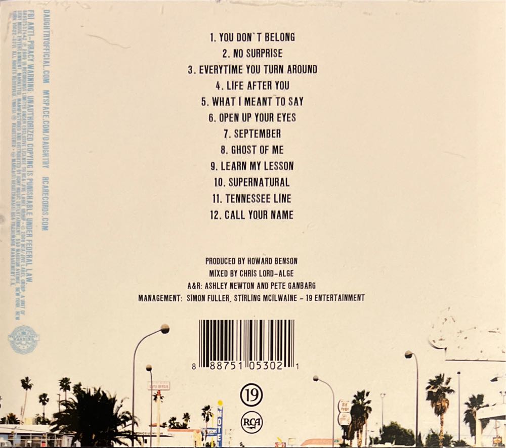 Leave This Town - Daughtry (CD) music collectible [Barcode 888751053021] - Main Image 2