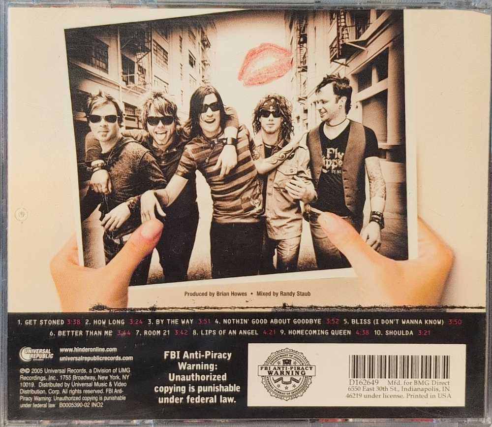 Extreme Behavior - Hinder (CD) music collectible [Barcode 602517248892] - Main Image 2
