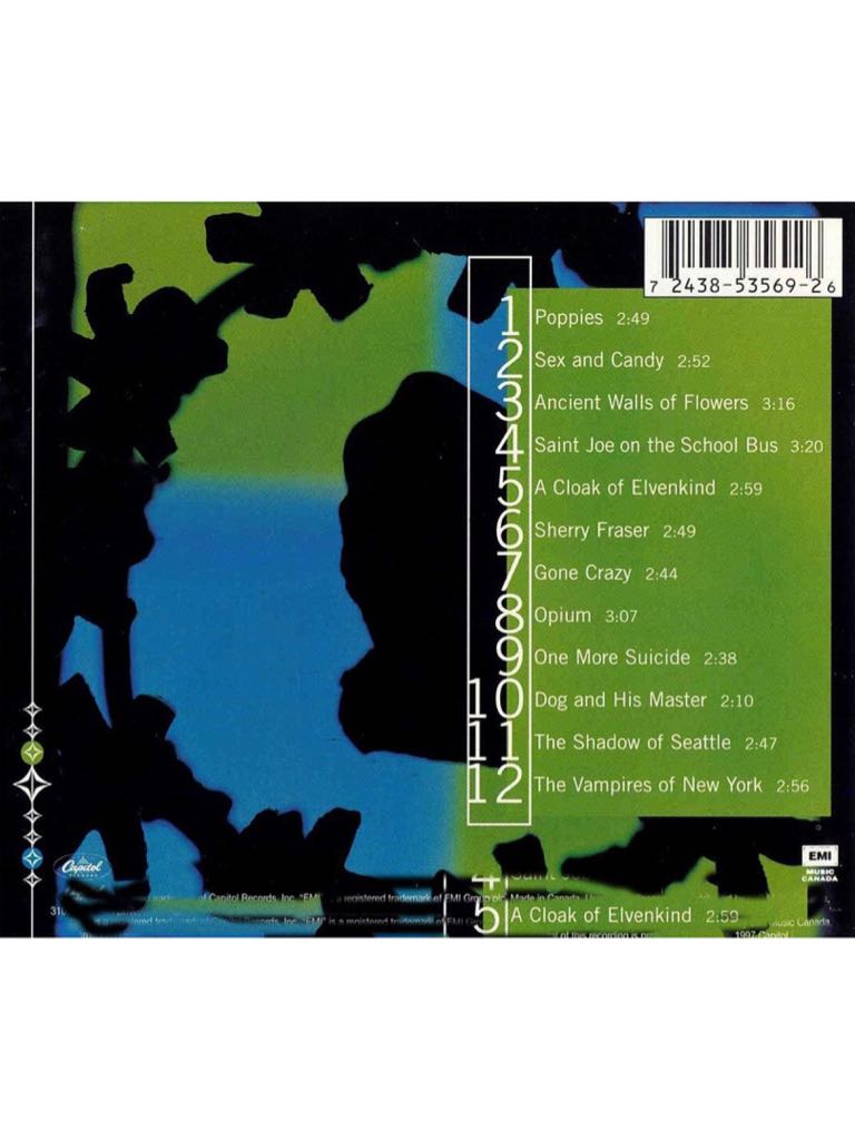 Marcy Playground - Marcy Playground (CD - 34) music collectible [Barcode 724385356926] - Main Image 2
