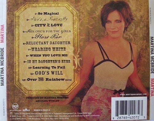 Martina - Martina McBride (CD) music collectible [Barcode 828765521123] - Main Image 2