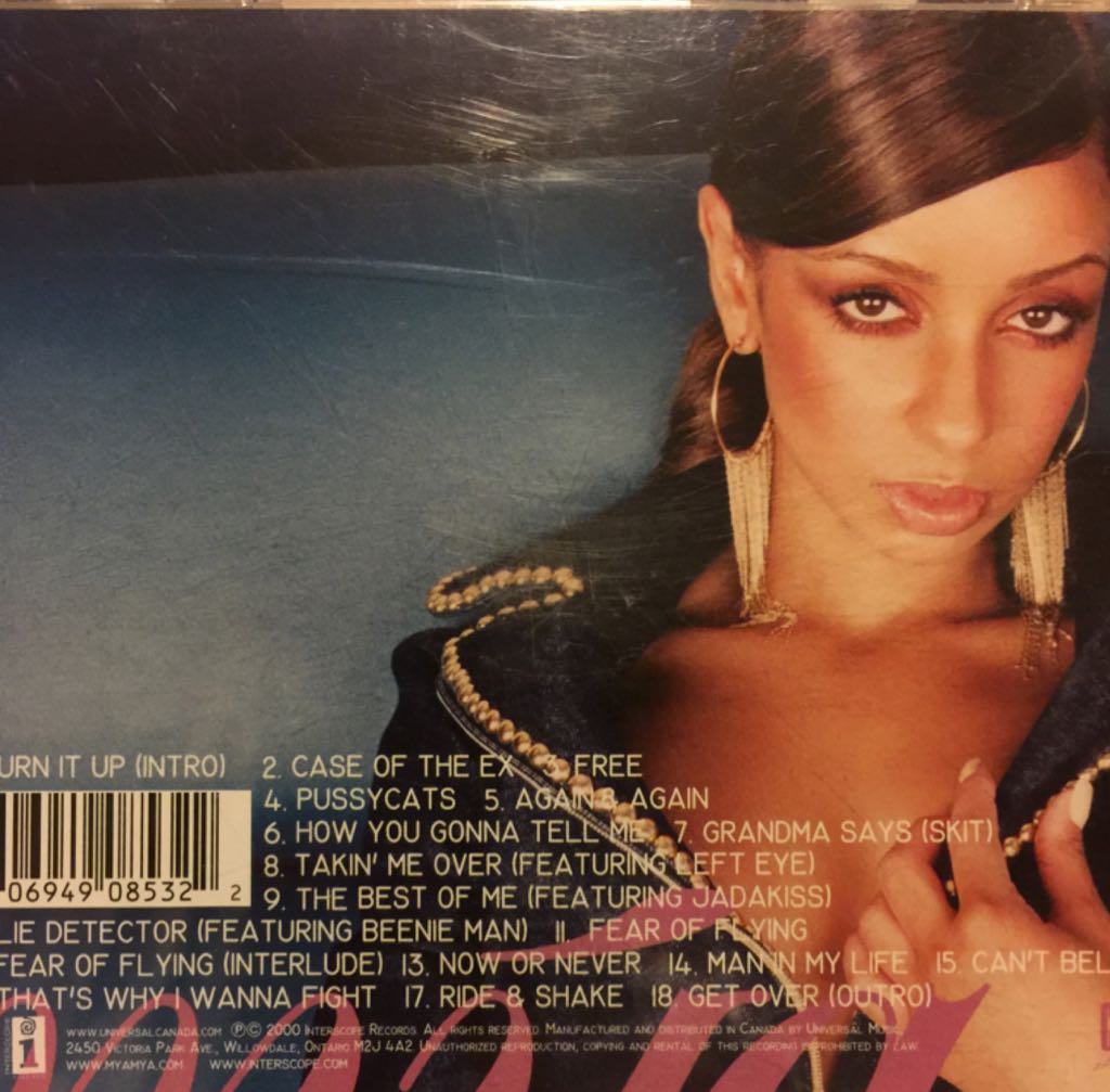 Fear Of Flying - Mya (CD - 63) music collectible [Barcode 606949085322] - Main Image 2