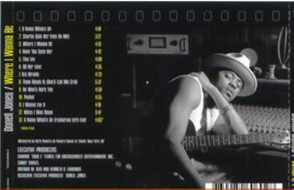 Where I Wanna Be - REMOVE - Donell Jones (CD - 55) music collectible [Barcode 730082606028] - Main Image 2