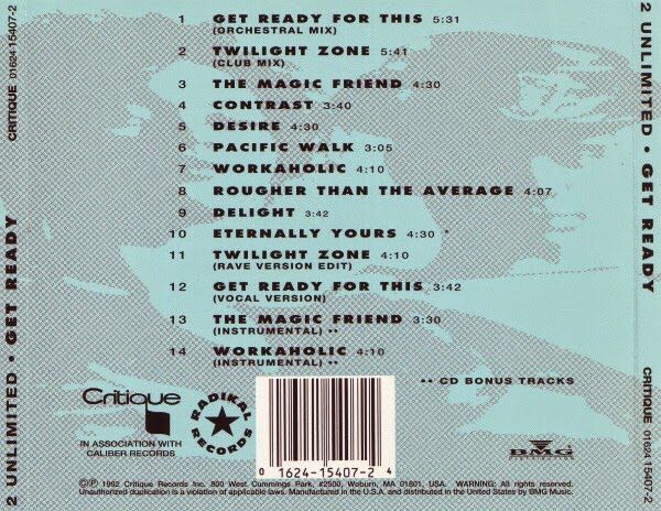 Get Ready - Two Unlimited (CD - 59) music collectible [Barcode 9399603079720] - Main Image 2