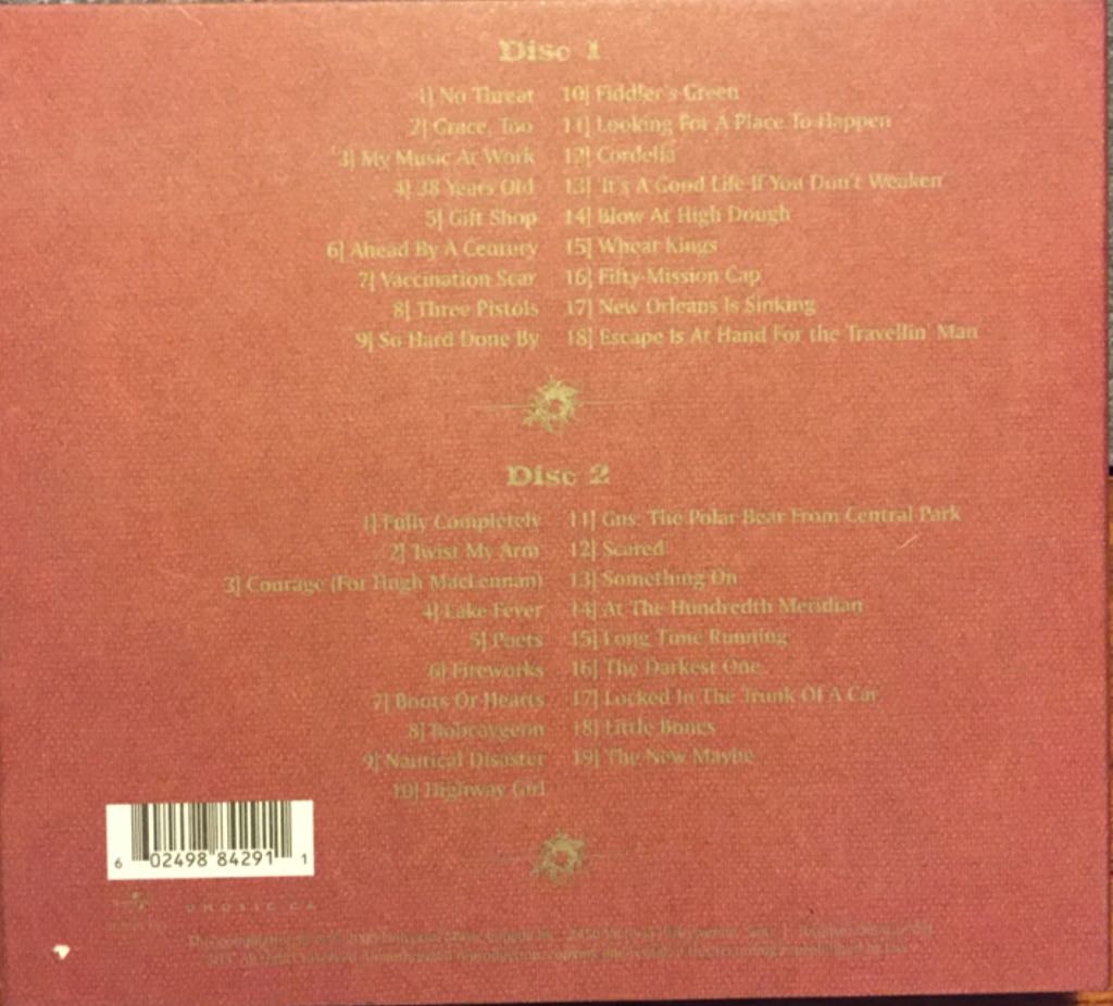 Yer Favourites - Tragically Hip, The (CD - 155) music collectible [Barcode 602498842911] - Main Image 2