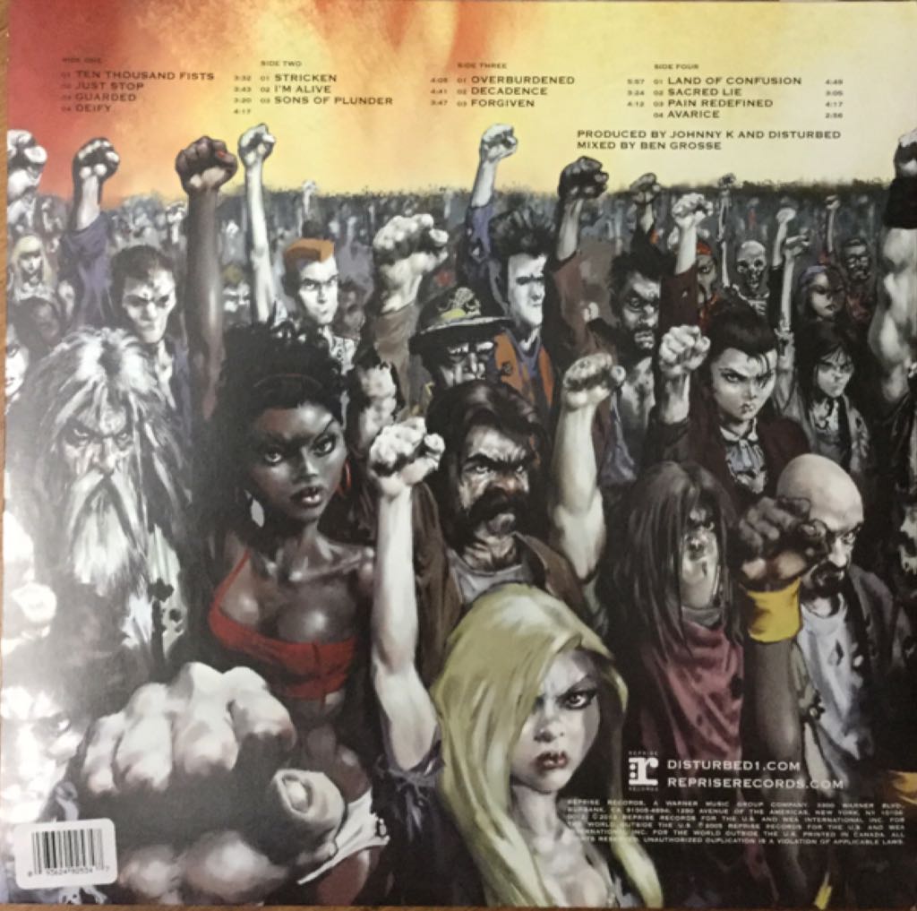 Ten Thousand Fists - Disturbed (12”) music collectible [Barcode 093624925347] - Main Image 2