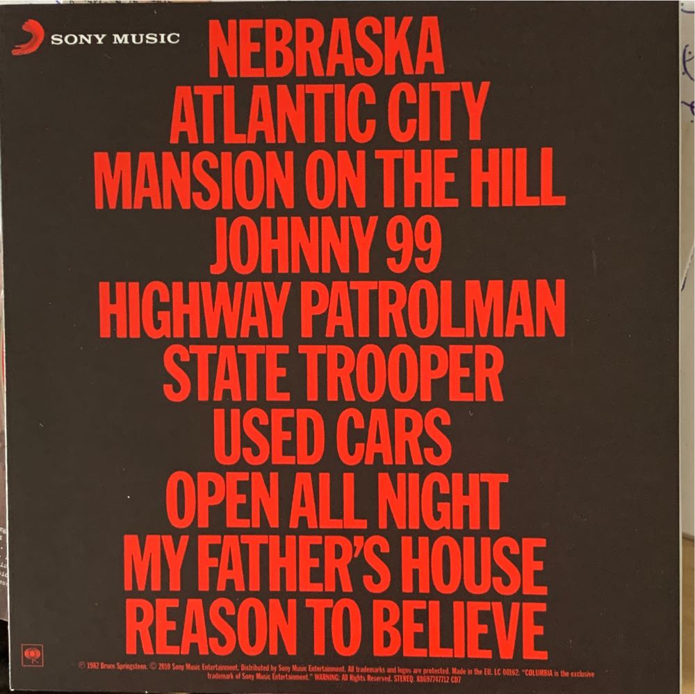 Nebraska - Bruce Springsteen (MP3) music collectible - Main Image 2