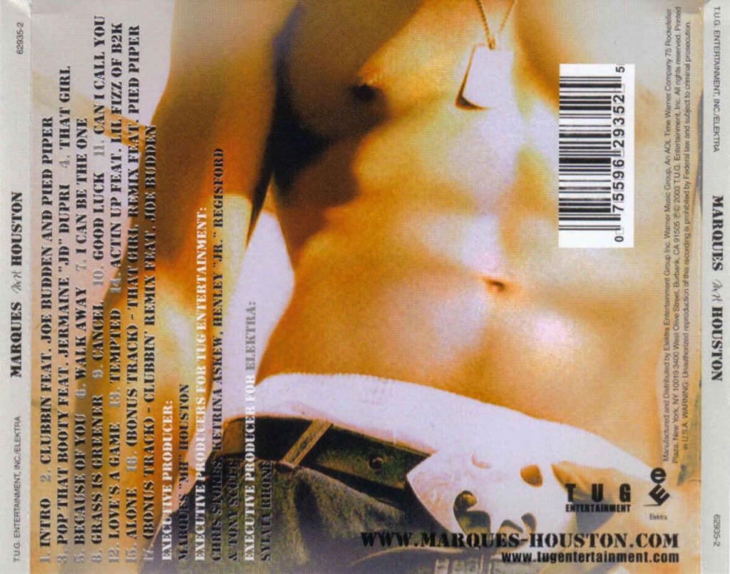 MH - Marques Houston (CD - 63) music collectible [Barcode 075596293525] - Main Image 2