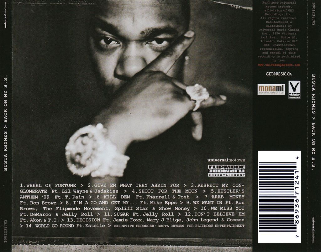 Back On My B.S. - Busta Rhymes (CD) music collectible [Barcode 602527018935] - Main Image 2