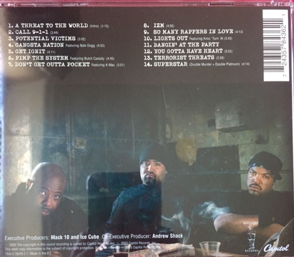 Terrorist Threats - Westside Connection (CD) music collectible [Barcode 724357843621] - Main Image 2