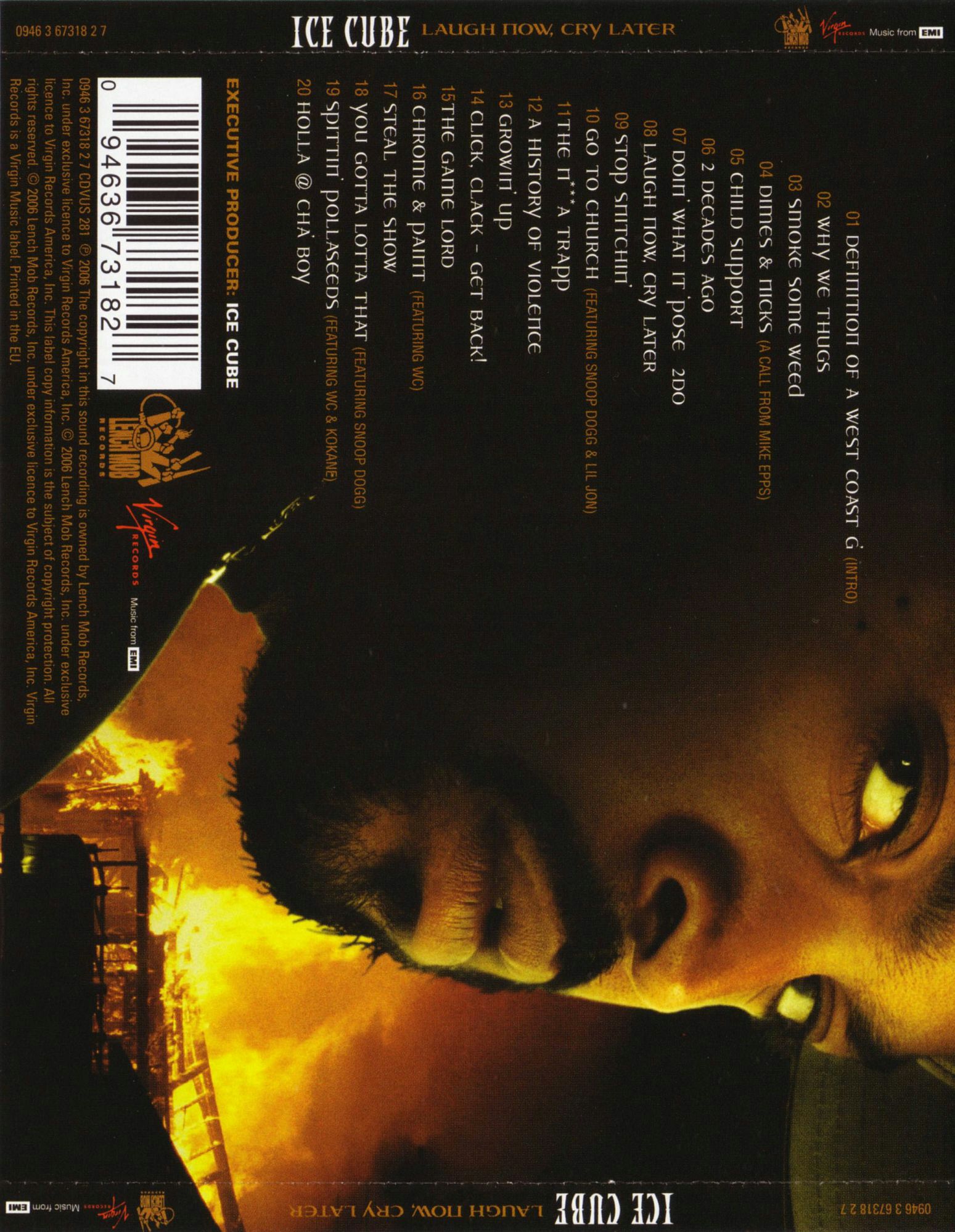 Laugh Now, Cry Later - Ice Cube (CD) music collectible [Barcode 094636731827] - Main Image 2