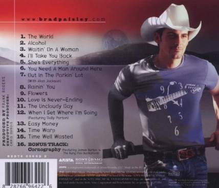 (2005) Time Well Wasted - Brad Paisley (CD - 66) music collectible [Barcode 828766964226] - Main Image 2