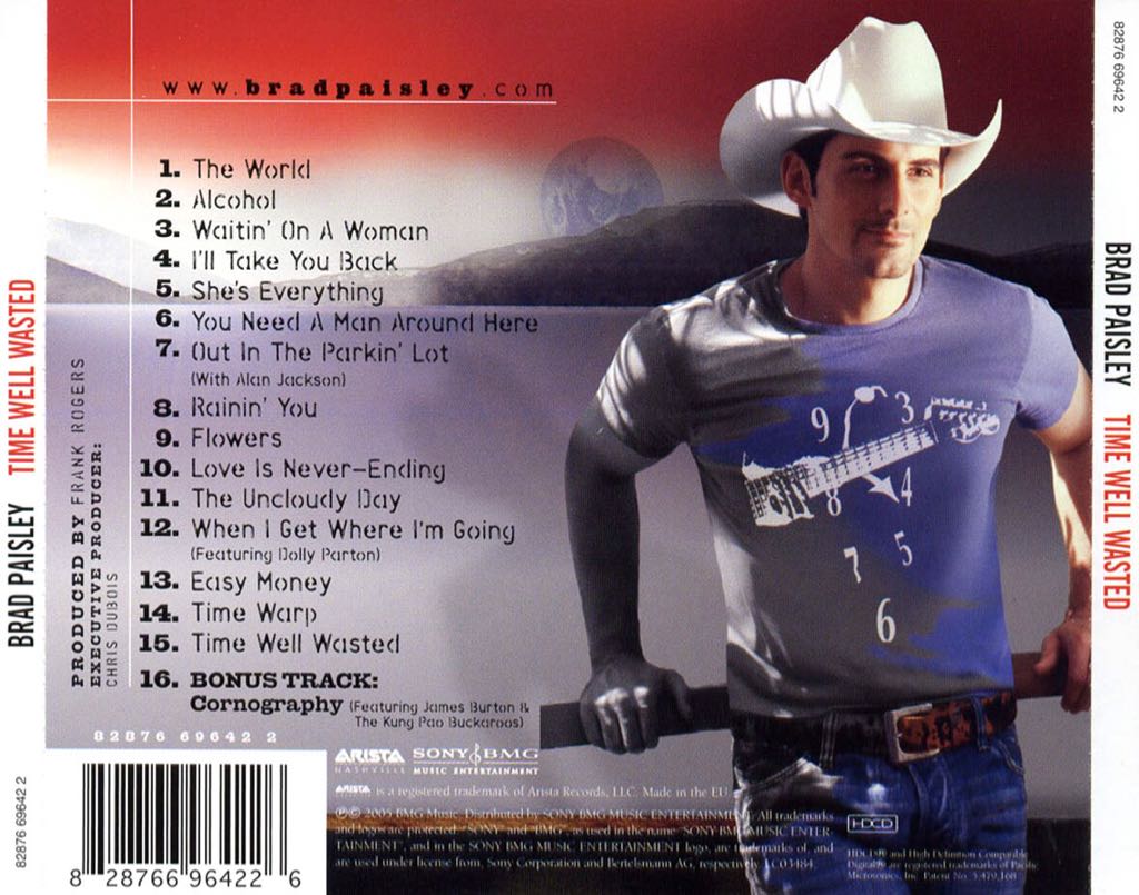 Time Well Wasted - Paisley, Brad (CD) music collectible - Main Image 2