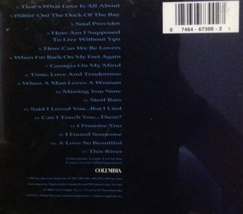 Greatest Hits 1985-1995 - Bolton, Michael (CD - 75) music collectible [Barcode 074646730027] - Main Image 4