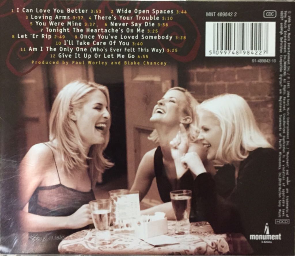 Wide Open Spaces - Dixie Chicks (CD - 44) music collectible [Barcode 5099748984227] - Main Image 2