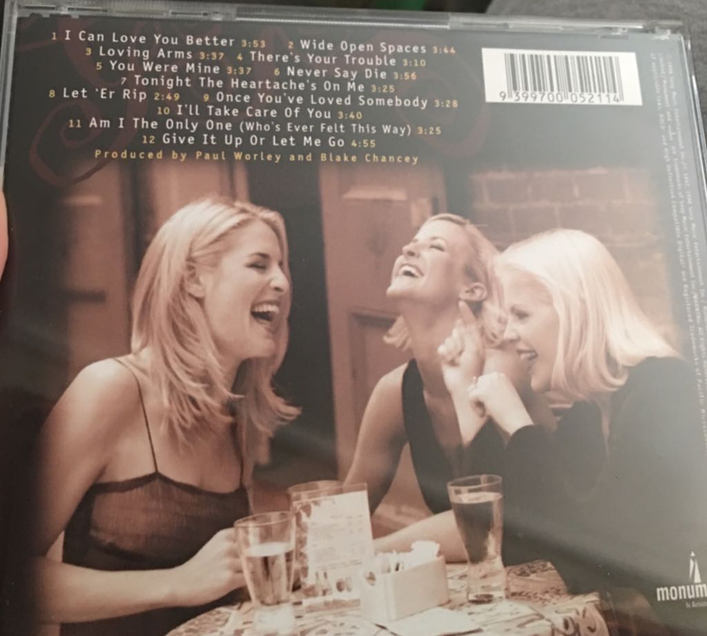 Wide Open Spaces - Dixie Chicks (CD) music collectible [Barcode 9399700052114] - Main Image 2