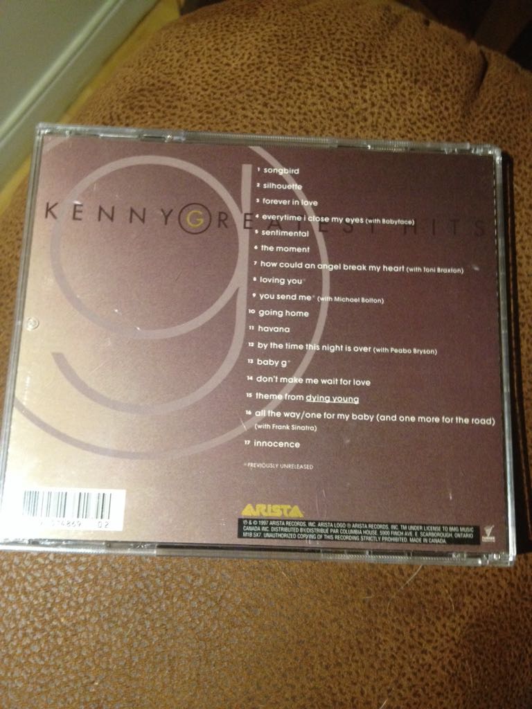 Greatest Hits - Kenny G (CD) music collectible - Main Image 2