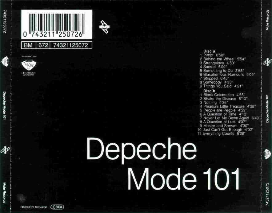 101 - Depeche Mode (CD) music collectible - Main Image 2