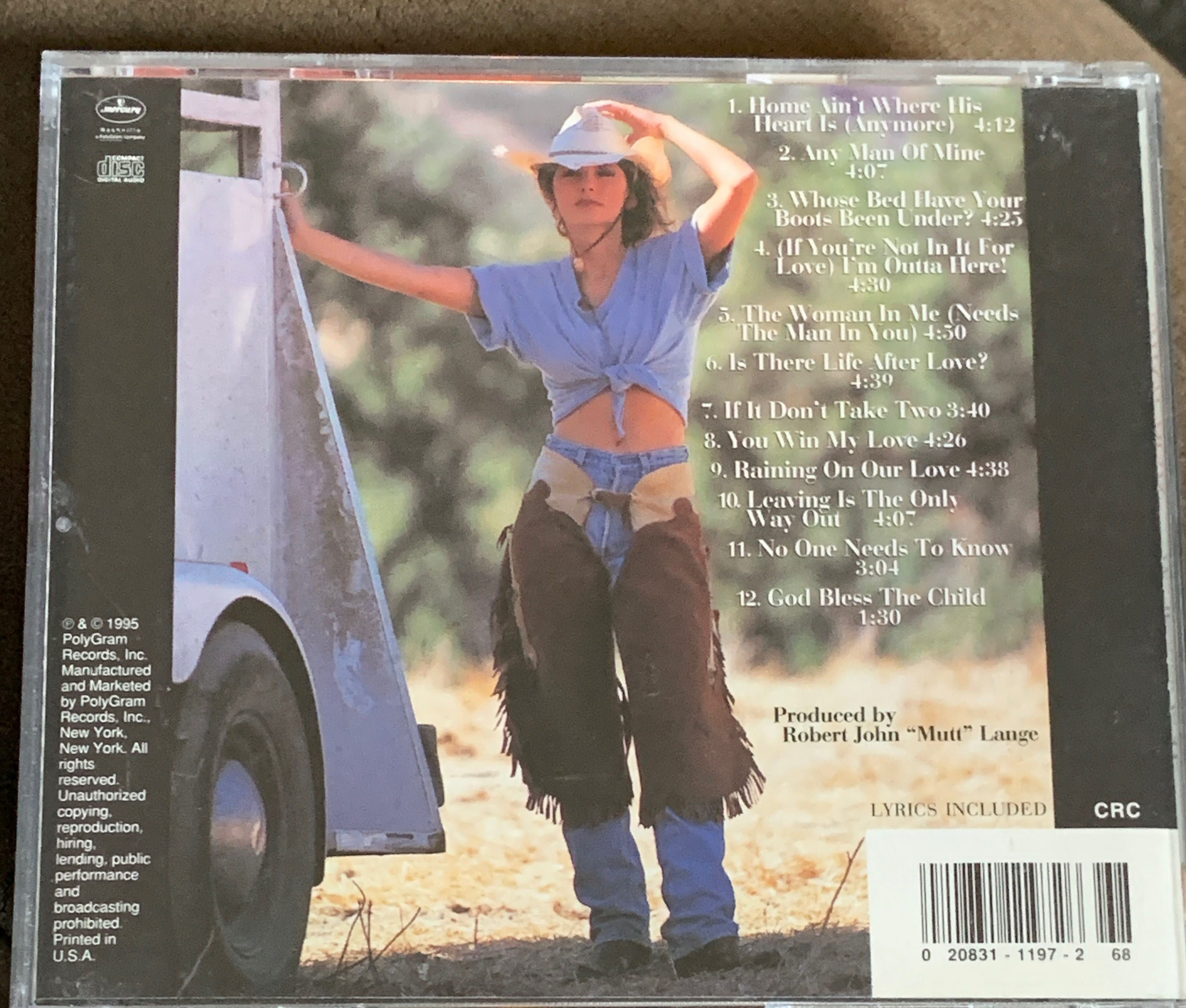The Woman In Me - Twain, Shania (CD - 48) music collectible [Barcode 020831119726] - Main Image 3
