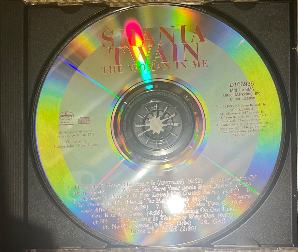 The Woman In Me - Twain, Shania (CD - 48) music collectible [Barcode 020831119726] - Main Image 4