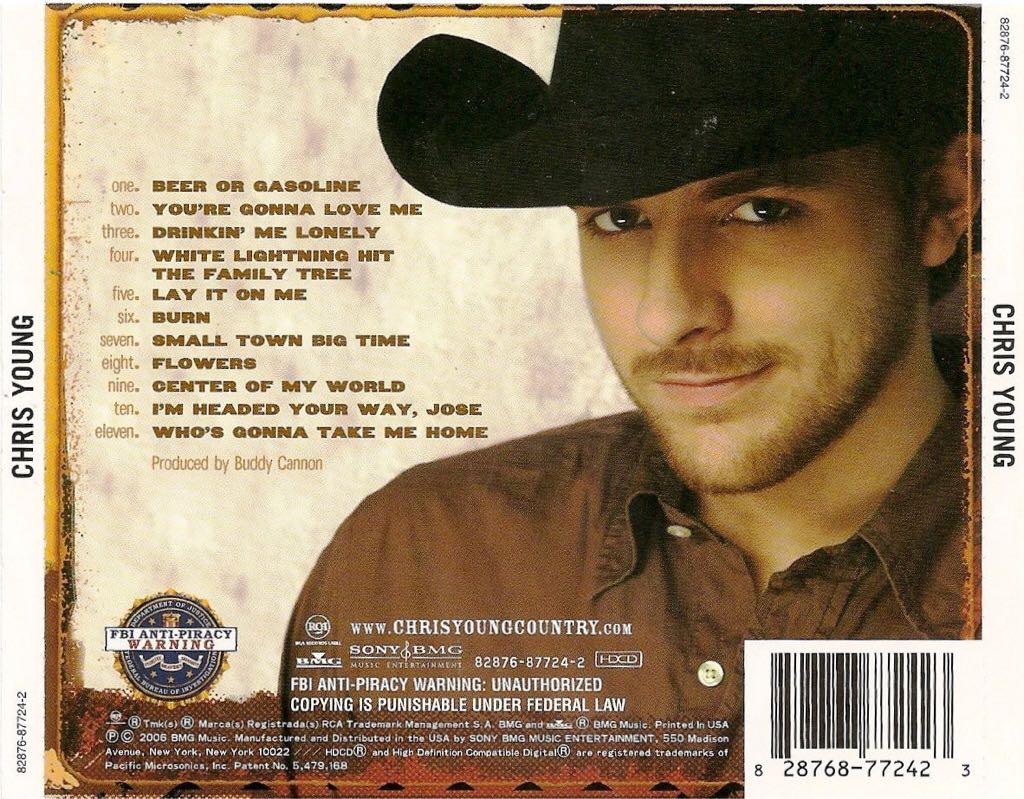 Chris Young - Chris Young (CD) music collectible - Main Image 2