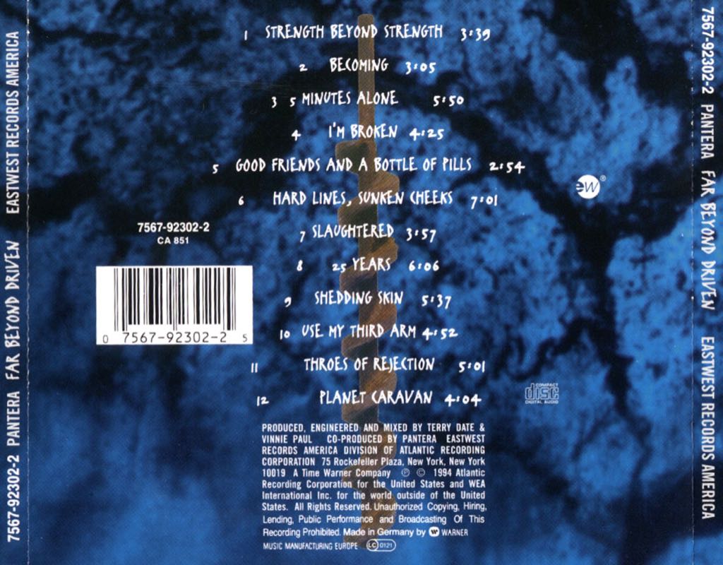 Far Beyond Driven [LTD] - Pantera (12”) music collectible - Main Image 2