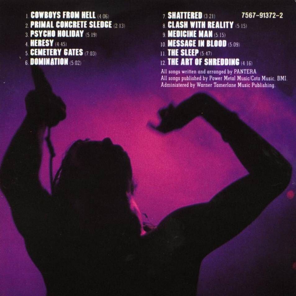 Cowboys From Hell - Pantera (12” - 58) music collectible - Main Image 2