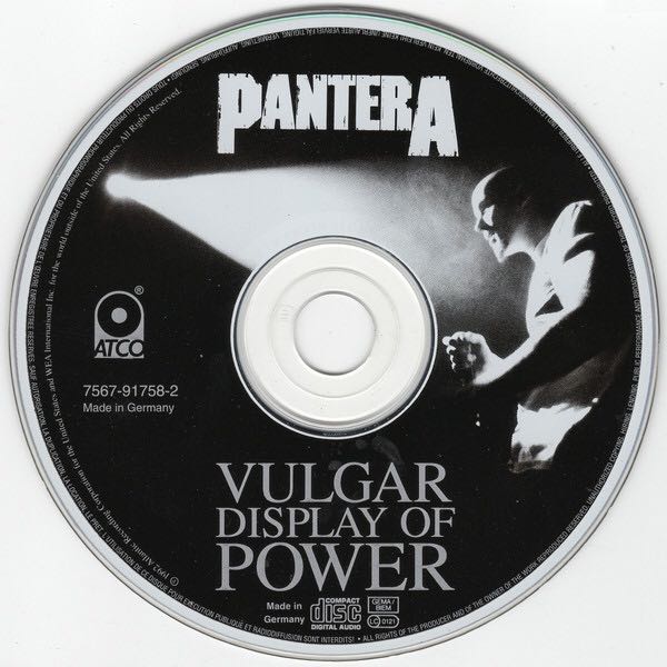 Vulgar Display of Power - Pantera (CD - 53) music collectible [Barcode 075679175823] - Main Image 4
