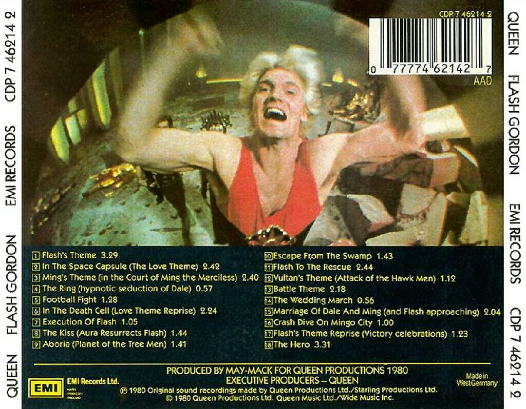 Flash Gordon - Queen (CD - 35) music collectible [Barcode 077778949923] - Main Image 2