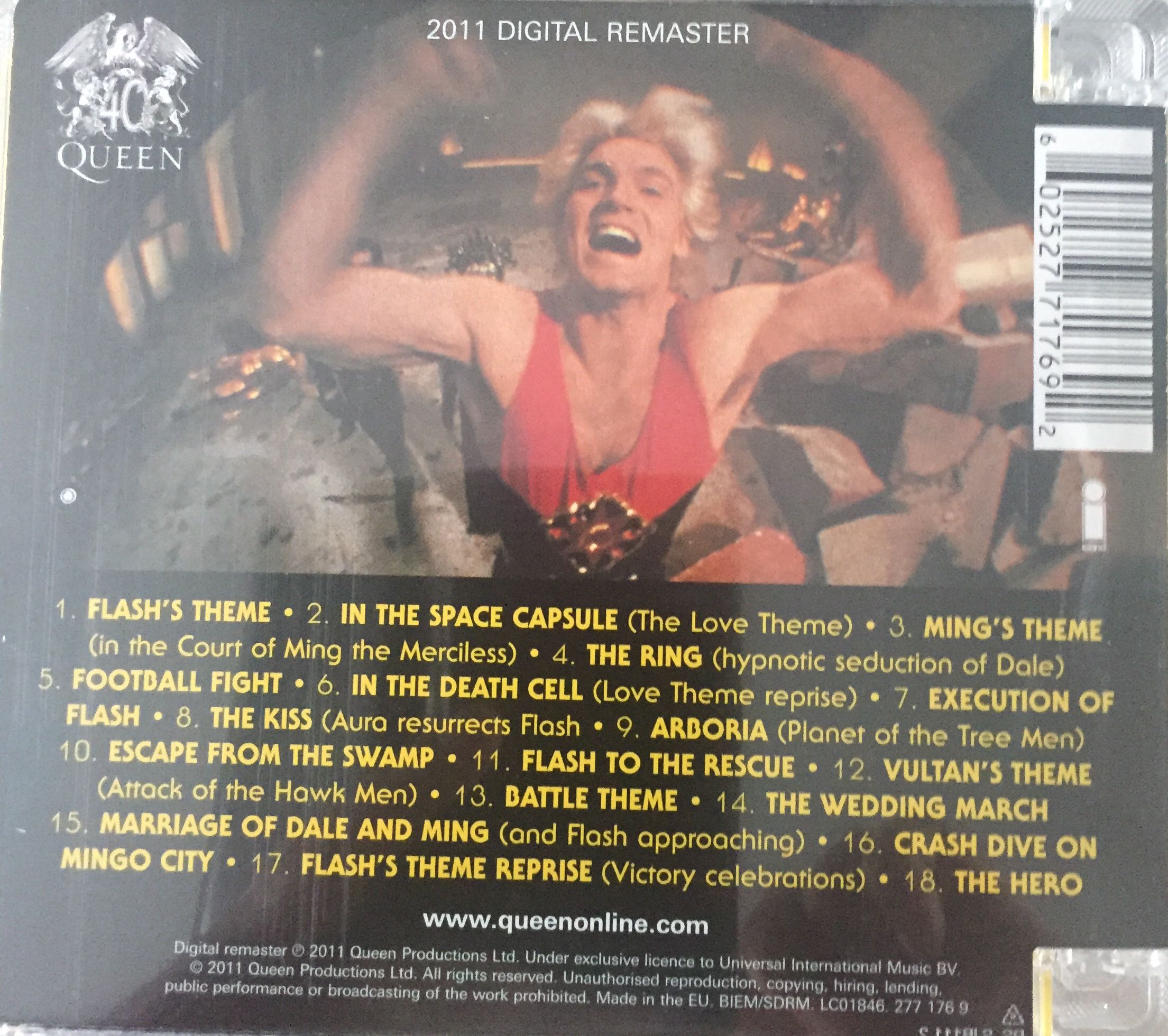 Flash Gordon OST - Queen (CD - 35) music collectible [Barcode 602527717692] - Main Image 2