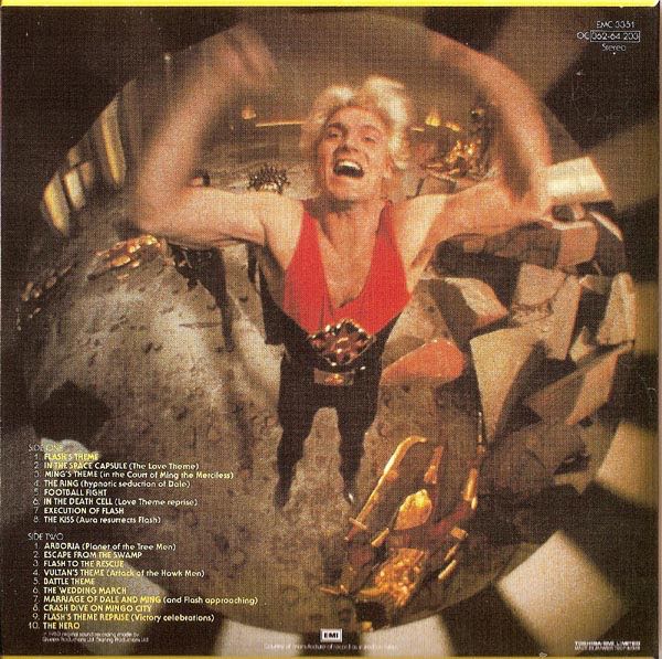 Flash Gordon (OST) - Queen (CD - 42) music collectible [Barcode 720616120328] - Main Image 2