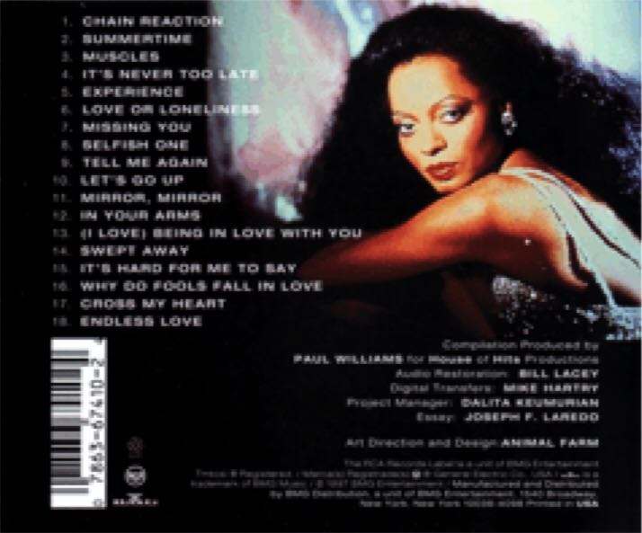 Eaten Alive (Japanese CD) - Diana Ross (CD - 40:25) music collectible [Barcode 078635542226] - Main Image 2