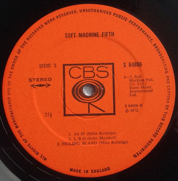 Fifth [5] - Soft Machine (CD - 44) music collectible [Barcode 828768729021] - Main Image 4