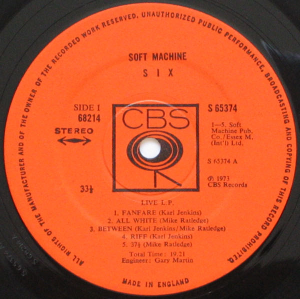 Six - Soft Machine (CD) music collectible [Barcode 5099749498129] - Main Image 3