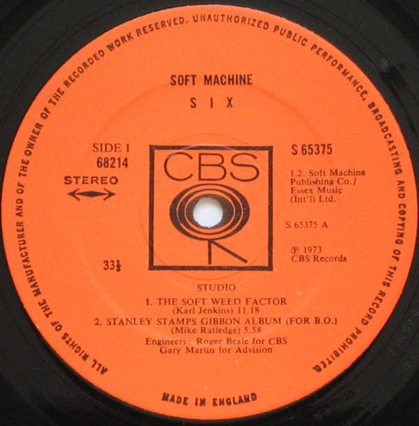 Six - Soft Machine (CD) music collectible [Barcode 5099749498129] - Main Image 4