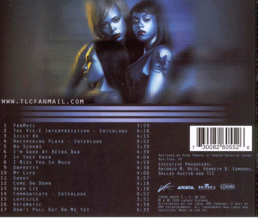 Fanmail - TLC (CD - 64) music collectible [Barcode 777495009831] - Main Image 2