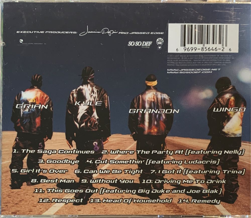 Jagged Edge: Jagged Little Thrill - Jagged Edge (CD - 53) music collectible [Barcode 696998564626] - Main Image 2