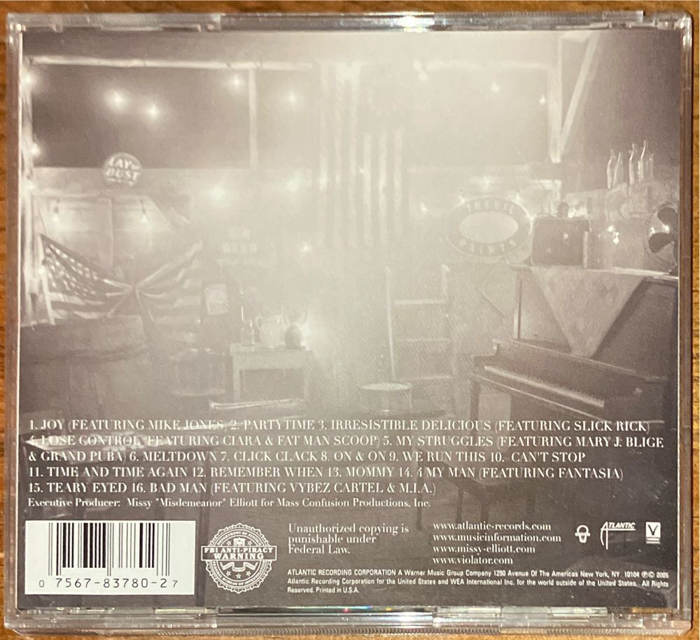 The Cookbook - Missy Elliott (CD) music collectible [Barcode 075678378027] - Main Image 2