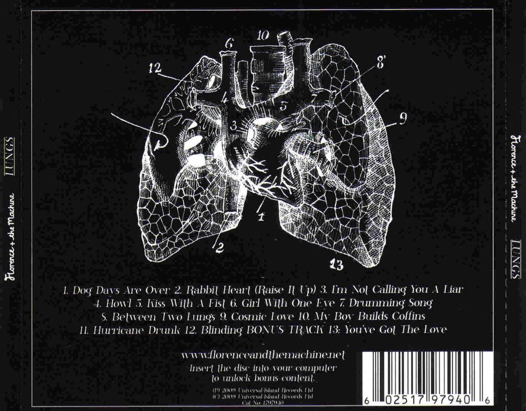 Lungs - Florence + The Machine (12”) music collectible [Barcode 602527223179] - Main Image 2
