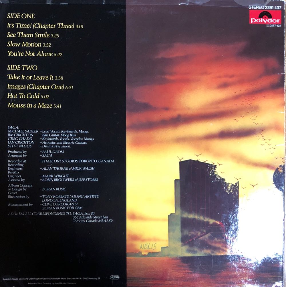 Images At Twilight - Saga (12” - 3755) music collectible - Main Image 2