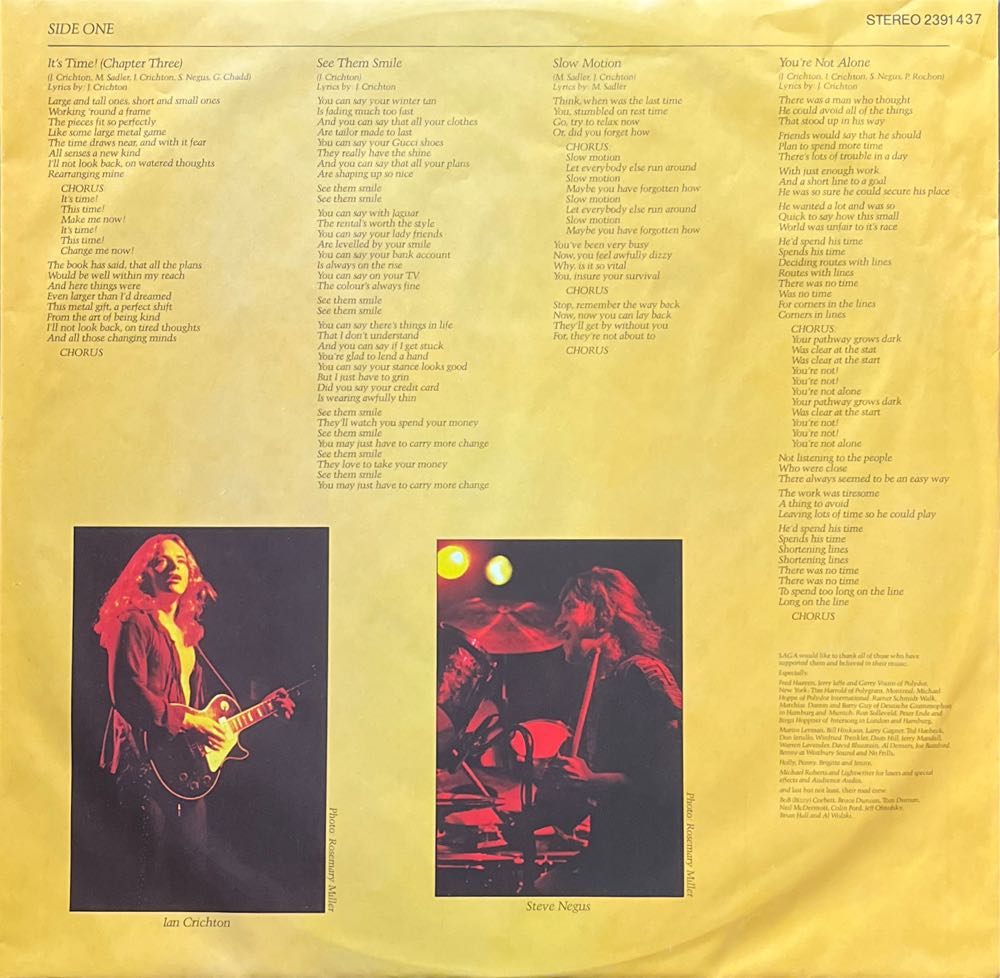 Images At Twilight - Saga (12” - 3755) music collectible - Main Image 3